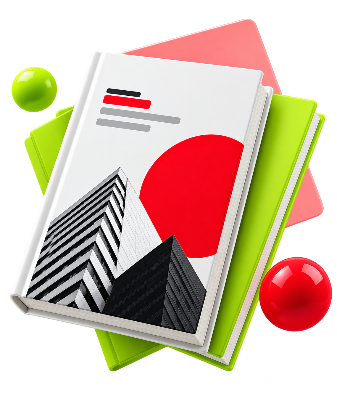 3D book publishing and cover design artwork